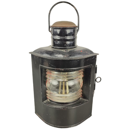 Oude Zwarte Scheepslamp 1
