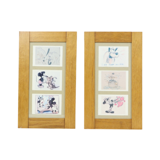 Ingelijste Disney Postkaarten Schetsen The Art Group Memorabilia 1