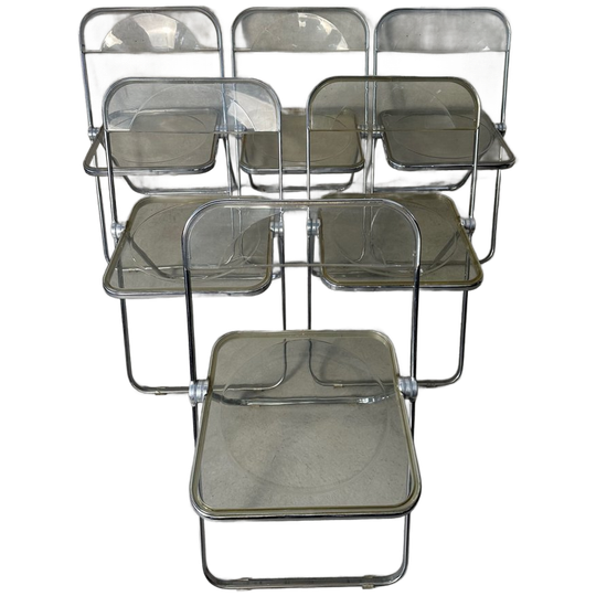 6X Plia Design Klapstoel – Giancarlo Piretti – Anonima Castelli 1