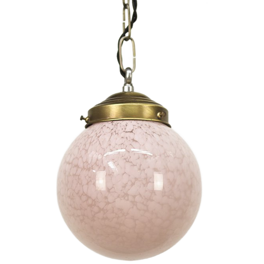 Art-deco Hanglamp Roze 1