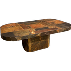 Brutalistische Salontafel Leisteen, Jaren ‘60/‘70 thumbnail 1
