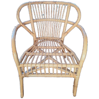Rotan Stoel, Lichte Kleur In Perfecte Staat