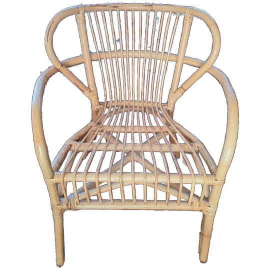 Rotan Stoel, Lichte Kleur In Perfecte Staat 1