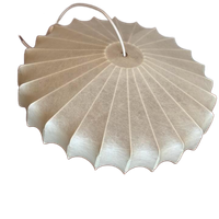 Vintage Cocoonlamp Jaren 70 Goldkant Leuchten