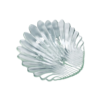 Vintage Glass Seashell-Shaped Fruitbowl