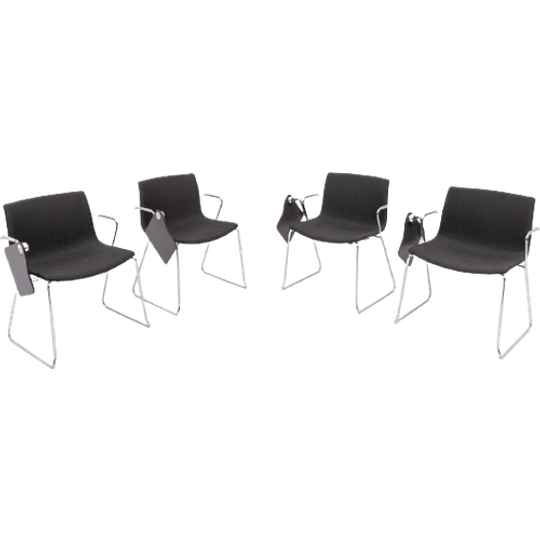Set Of 4 ‘catifa’ Chairs / Eetkamerstoelen By Lievore Altherr Molina For Arper 1
