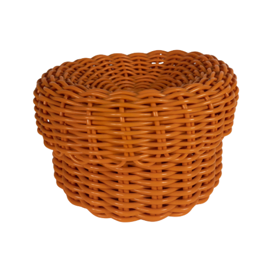 Vintage Regaline - Wicker - Kunststof - Opbergmand - 70's 1