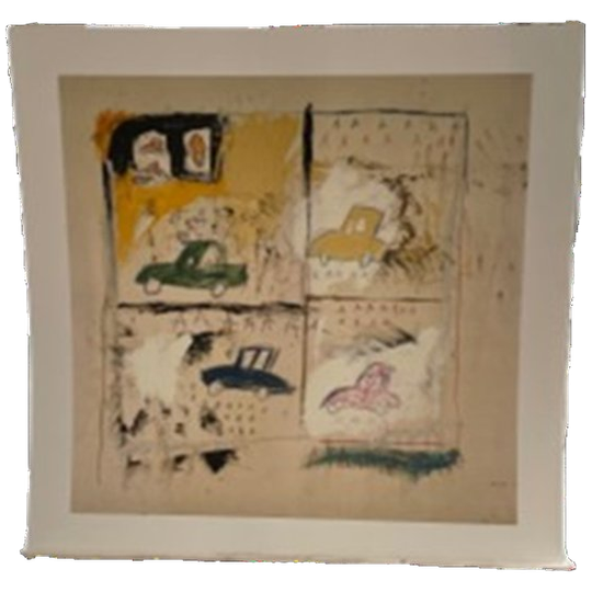 Jean Michel Basquiat, Old Cars 1981, 1