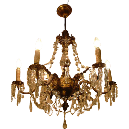 Antieke Franse Empire Kroonluchter 1