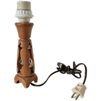 Vintage Lamp Lampenpootje Teakhout