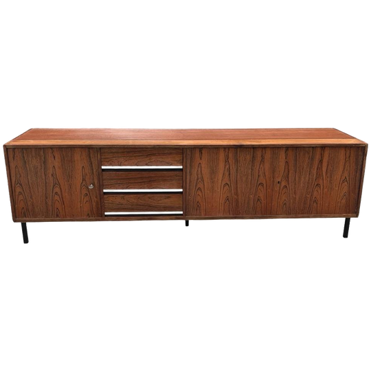 Vintage Dressoir Tv Audio Lp Meubeljaren 60 Palissander 1