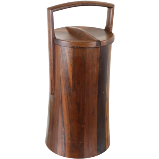 Jens Quistgaard Voor Nisse Palissander Ice Bucket Vintage 1