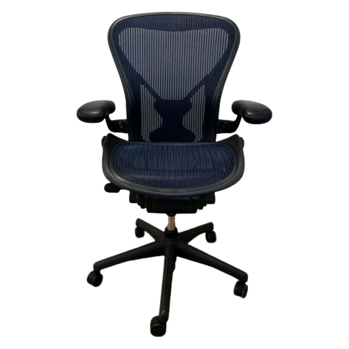 Herman Miller Aeron Blauw (Posturefit)