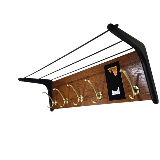 Vintage Muurkapstok / Wandkapstok 'alred Hendrickx' 1