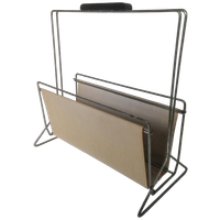 Vintage Magazine Rack Lectuur Bak Kranten Design