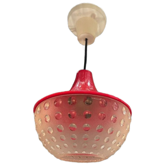 Rood Klein Lampje Jaren '50 1