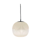 White Frosted Glass Artichoke Pendant Light Xl By Peill And Putzler thumbnail 1