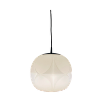 White Frosted Glass Artichoke Pendant Light Xl By Peill And Putzler