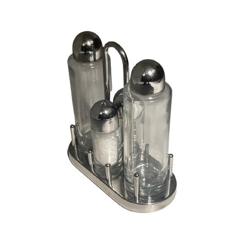 Ettore Sottsass - Alessi - Condiment Holder / Oil And Vinegar - Model 5070