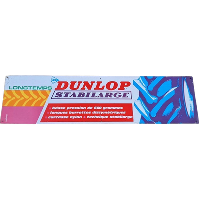 Vintage Dunlop Stabilarge Banden Audiscope Reclamebord 🛞