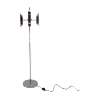Mid-Century Vintage Space Age Chromen, Staande Lamp, Jaren 60