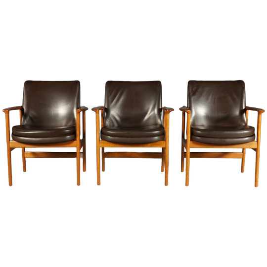 Vintage Fauteuils – Ib Kofod Larsen – Fröscher – Jaren 60 1