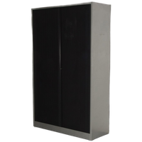 Ahrend Roldeurkast, Aluminium, 195 X 120 Cm, Incl. 4 Legborden, *Staat C*