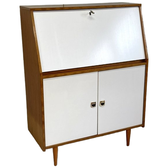 Vintage Midcentury Secretaire Bureau Werkplek 1
