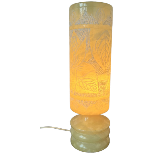 Tafellamp Albast Retro Mid Century Alabastros Herna 70s 1