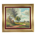 Piet Mees - Landschap Schilderij thumbnail 1