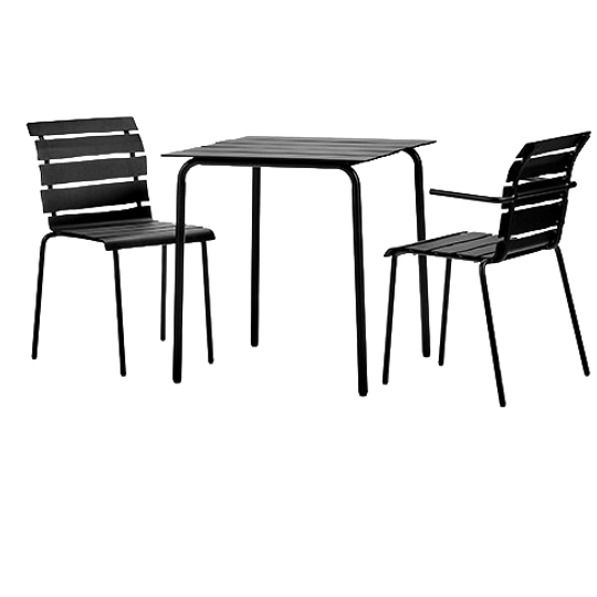 Serax X Maarten Baas Tuinstoel Met Armleuningen Black Aligned 1