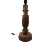 Vintage Houten Lampvoet Groot thumbnail 1
