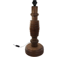 Vintage Houten Lampvoet Groot