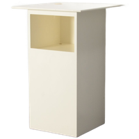 Officenow Spreektafel, Wit, 110 X 70 Cm, Vaste Hoogte Onderstel,