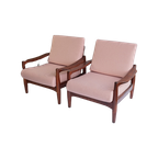 Set Van 2 Deense Mid Century Modern Fauteuils - Jaren 60 thumbnail 1