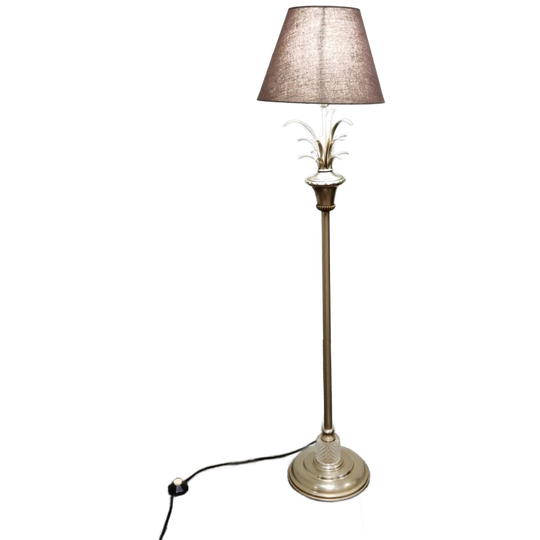 Vintage Pineapple Leaf Floorlamp, 1970s 1