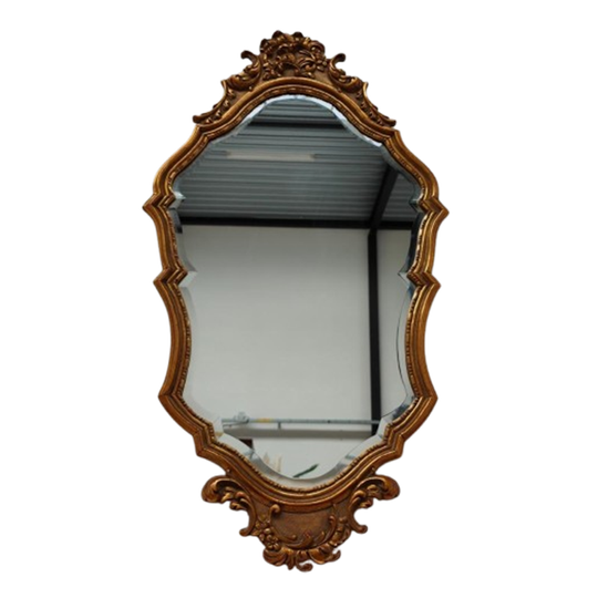 Vintage Rococo Barok Facet Geslepen Spiegel Schouwspiegel 04 1