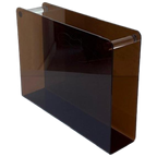 Jaren 70 Lectuurbak Plexiglas Vintage Tijdschriftenrek Retro thumbnail 1