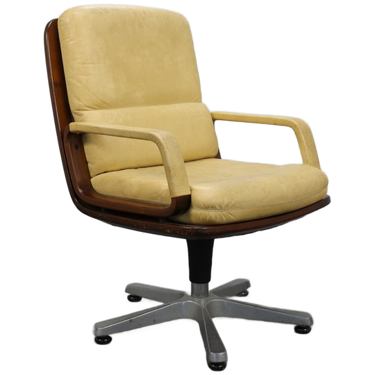 Office Chair In Leather By Eugen Schmidt, 1960s 1
