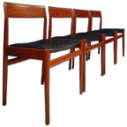 4x Vintage Deens Design Stoelen, Jaren '60 thumbnail 1