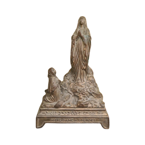 Frans Beeldje Notre Dame De Lourdes, Circa 1900.