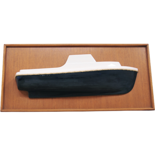 Houten Wandplaat 3d Schip 1