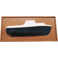 Houten Wandplaat 3d Schip