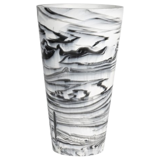 Zuiver Conic Vase M Black/white 1