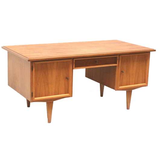 Vintage Bureau / Directiebureau Met Deurtjes En Lades Uit De Jaren ’60 1