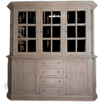 Massief Houten Vitrine Kast thumbnail 1