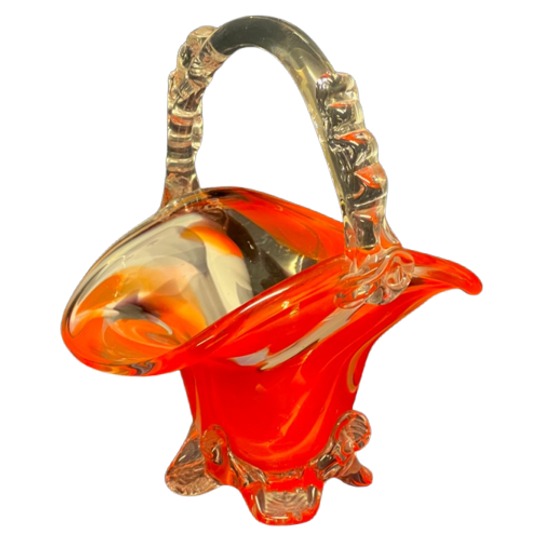 Murano. Snoepkom. Massief Gekleurd Glas. Handgemaakt. 1