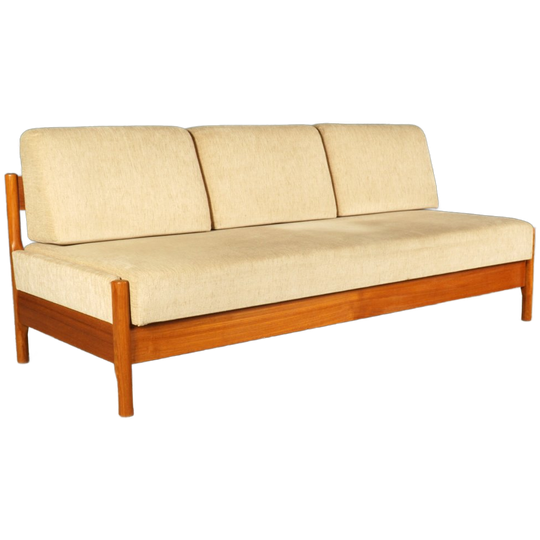 Vintage Deense Klepbank – Den Blaa Fabrik – Jaren 60 1