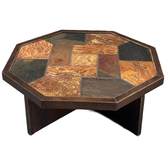 Vintage Brutalistische Salontafel Jaren '70 1