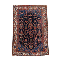 Lichtblauw Met Roze Accenten Vintage Oosters Vloerkleed Met Mooie Patronen 150x100cm